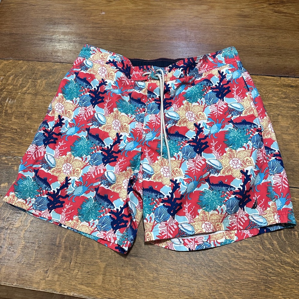 Nautica‎ men’s tropical swim trunks sz XL vacation resort